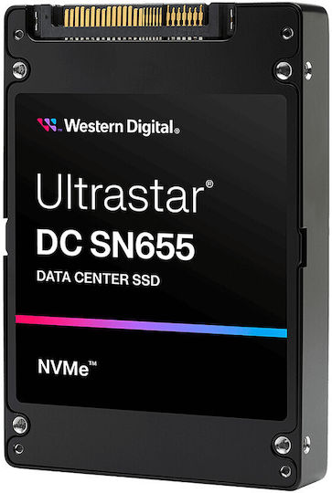 Western Digital Ultrastar DC SN655 SSD 3.1TB τύπου U.3 με σύνδεση PCI Express 4.0 0TS2509