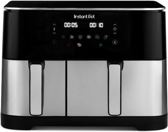 Instant Pot Instant Vortex Air Fryer με Wi-Fi & Διπλό Αποσπώμενο Κάδο 11lt Μαύρο