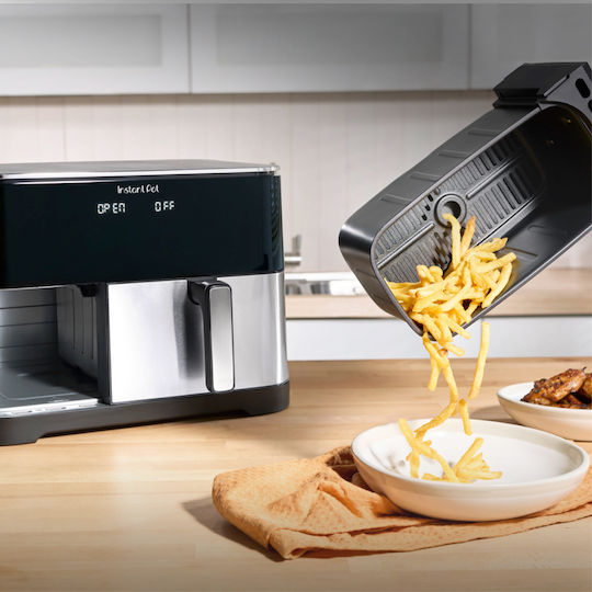 Instant Pot Instant Vortex Air Fryer με Wi-Fi & Διπλό Αποσπώμενο Κάδο 11lt Μαύρο