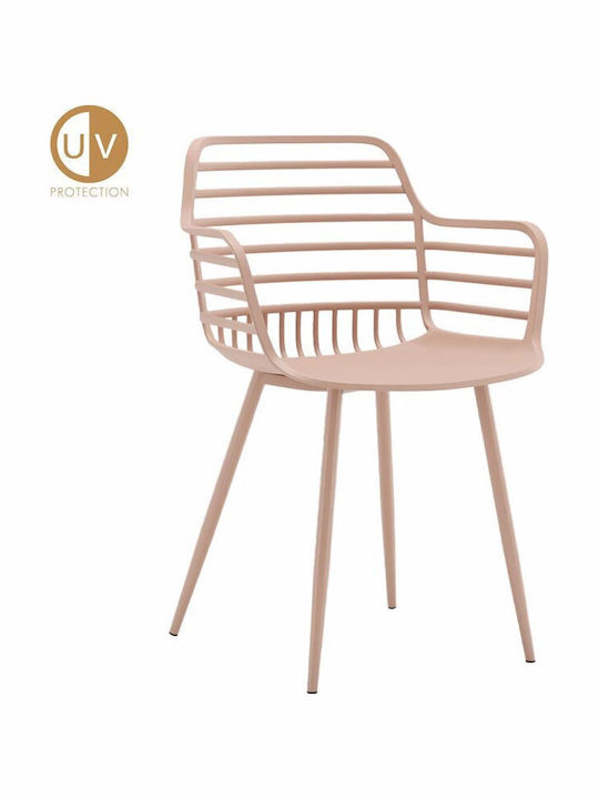 Liberta Gartenstühle Polypropylen Candy Dusty Rosa 4 Stück 57x51.5x82cm