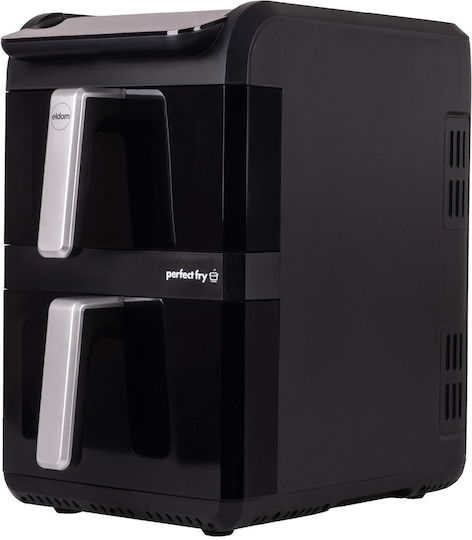 Eldom Air Fryer με Διπλό Αποσπώμενο Κάδο 10lt Μαύρο FR300