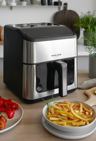 Mozano Home Air Fryer με Wi-Fi 8lt Μαύρο