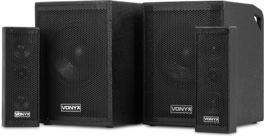 Vonyx Vonyx VX1020BT 170.204 Pair Active PA Speakers 1050W with 10" Woofer
