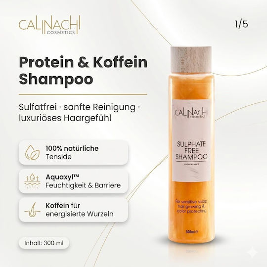 Calinachi Shampoos Glanz für Gefärbt Haare 300ml
