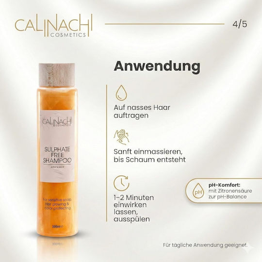 Calinachi Shampoos Glanz für Gefärbt Haare 300ml