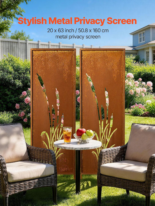Vevor Διακοσμητικό Παραβάν Μεταλλικό 50x160cm