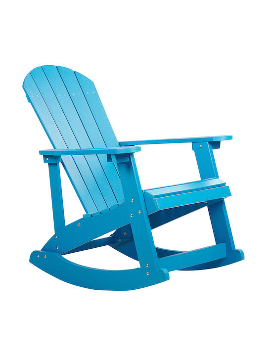 Κουνιστή Καρέκλα Ξύλινη Adirondack Blue