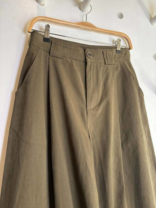 Women's High Rise Pantaloons Verde Militaire