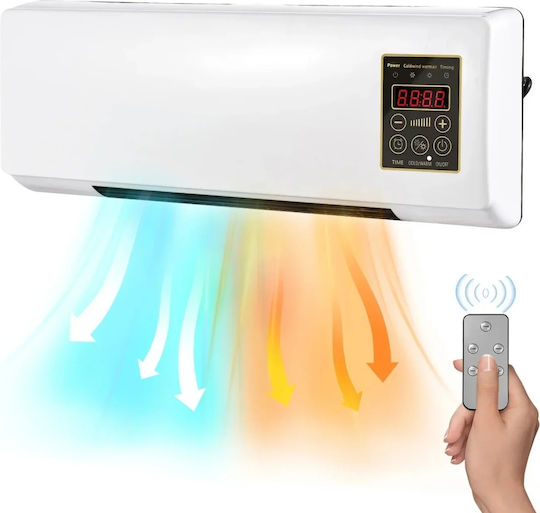 Startseite Ventilatorenheizung Allgemeine Verwendung Wandmontage Weiß 1800W