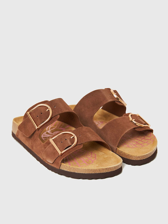 Funky Buddha Brown Sandals