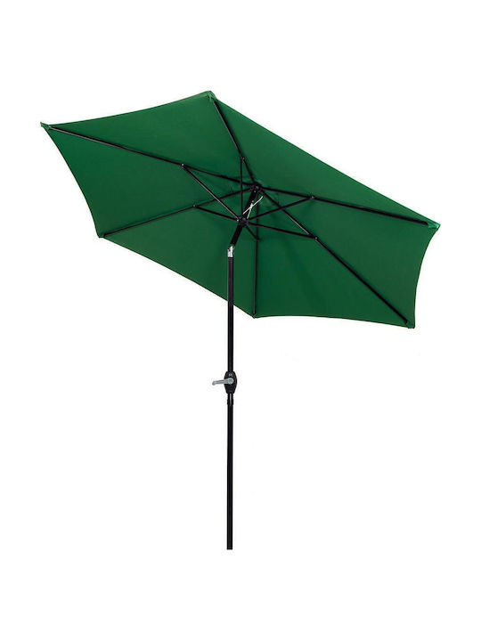 Umbrelă Rotundă Metalică Verde Φ2.5m