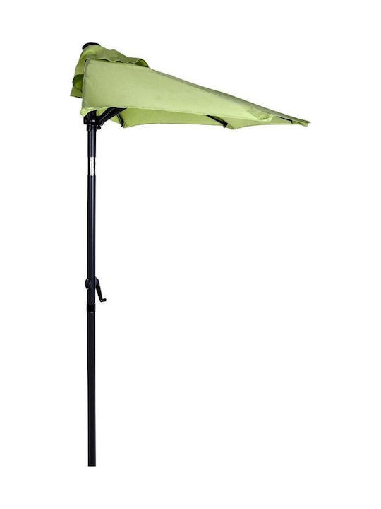Umbrella Floor Round Aluminum Siesta Olive Green 1.84x0.94m