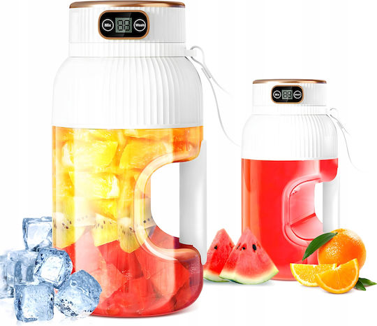 Blender cu Cană din Oțel Inoxidabil 1 lt 7.4V Alb ZN1RCK3QWS1803
