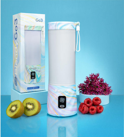 BlendyGo Blender cu Cană din Plastic 500 ml Gri