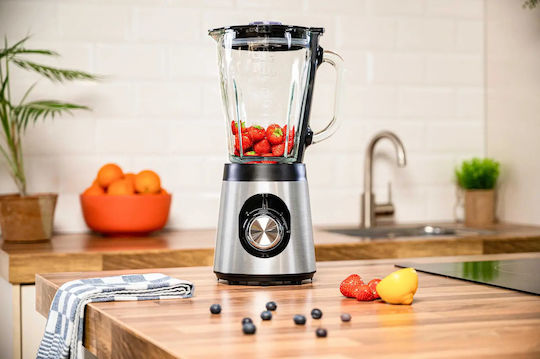 Alpina Blender with Glass Jug 1.5 lt 500W Gray 1378784