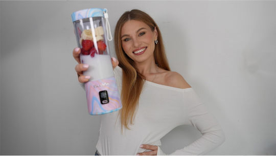 BlendyGo Blender cu Cană din Plastic 500 ml Gri