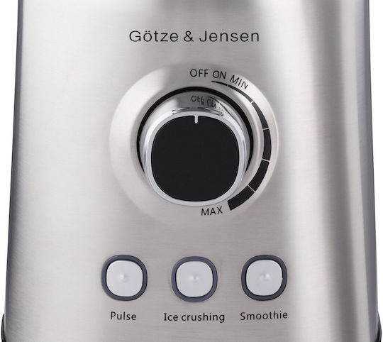 Götze&Jensen Mixer mit Glas Kanäta 1,5 l 1200W Inox