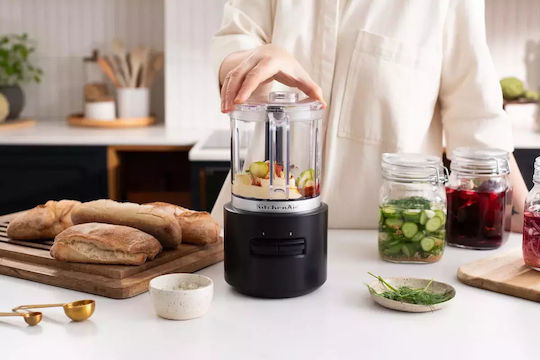 Kitchenaid Μπλέντερ με Πλαστική Κανάτα 1.19 lt 12V Γκρι 5KFCR500BM