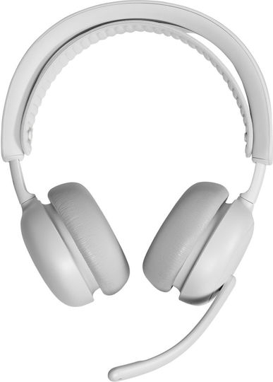 Logitech Zone Wireless 2 ES Off-White Teams Version On Ear Multimedia Headset with Microphone and Bluetooth Connectivity in White Colour