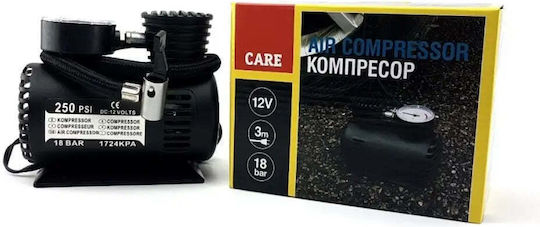 Care Τρόμπα Αυτοκινήτου 250PSI με Καλώδιο Αναπτήρα 12V