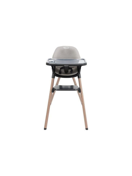 Graco Presti Столче За Хранене 3 в 1 Steeple Сиво