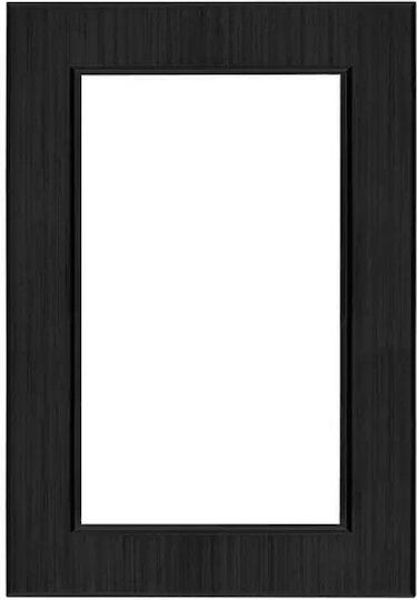 Black Frame Double Socket Makel Karea Line