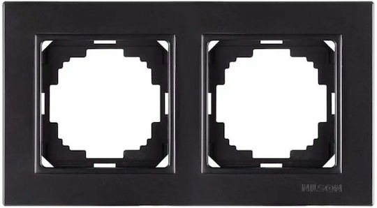Double Black Matte Frame Nilson Alegra