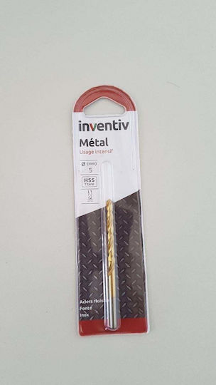 Metal Drill Hss-tin Ø5 Inventiv