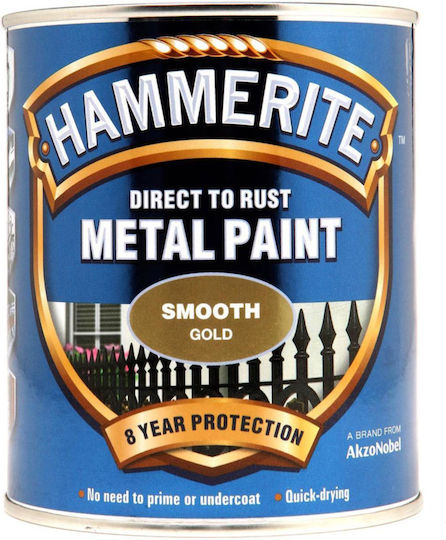 Hammerite Farbe 750 Ml Schwarz Glänzend