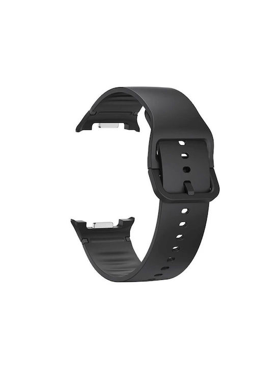 Edman Tragbare Bänder Silikonschwarz Galaxy Watch 8 / 8 Classic