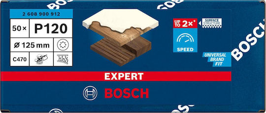 Bosch Шкурка За Полиране 125мм P120 C470 Expert