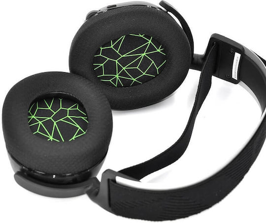 Set 2 Edman Perne Din Spumă Steelseries Arctis 3 Arctis 5 Arctis 7 Arctis 9 Arctis 1 Arctis Pro Wireless Căști Gaming Negre-verzi