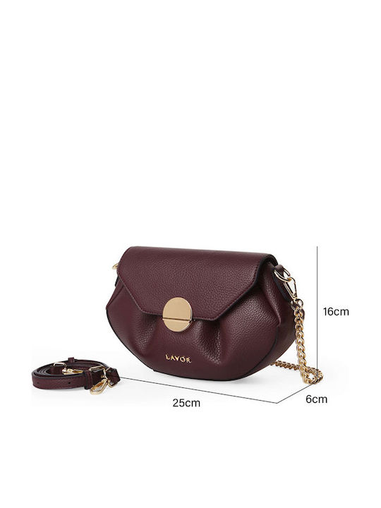 Women's Shoulder Bag Burgundy