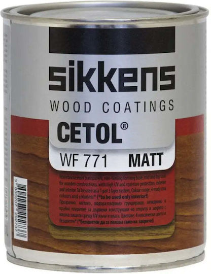Water-based Matte Wood Varnish Colorless 0.75 L Sikkens