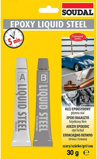 Epoxy Montageschuhkleber Flüssigstahl 30 G Soudal