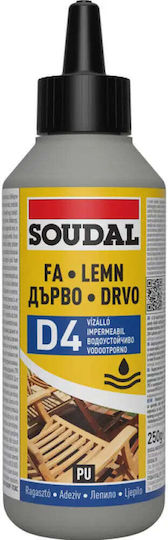 Wood Glue D4 Polyurethane 250 Ml Soudal
