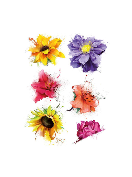 Sticker 65x85 Art Flowers