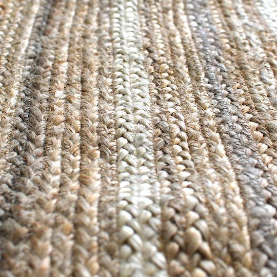 Ravelia Rectangular Summer Jute Beige Rug 70x140cm