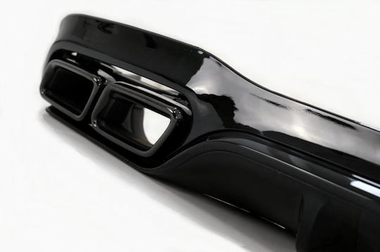 Diffuser Πίσω Προφυλακτήρα Mercedes-benz E-class W213 16-19 Amg Line Προφυλακτήρα Μαύρο Amg 63 Look Μαύρες Μπούκες Mercedes Benz Cαrνεr