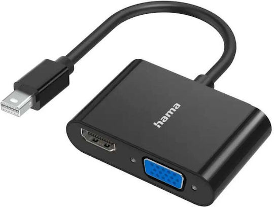 Hama Video Adapter 2 In 1 Mini Displayport Vga Hdmi Ultra-hd 4k