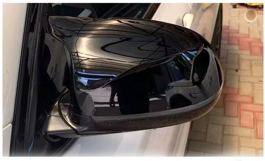 Mirror Caps BMW X3 F25 X4 F26 X5 F15 X6 F16 XM Look Glossy Black 2 Pieces BMW Carner