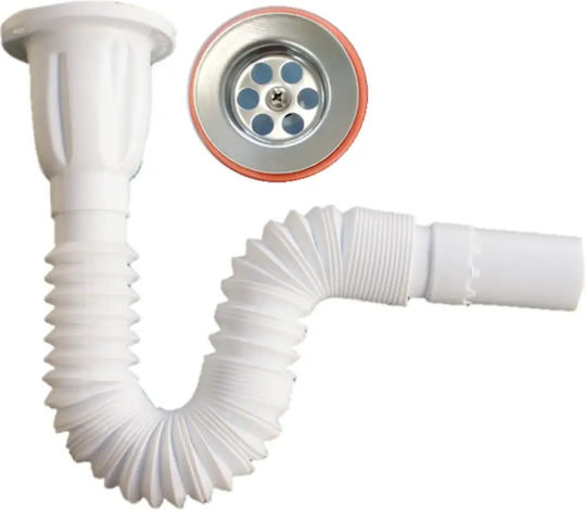 Sink Siphon 73 Cm Flexible Connection