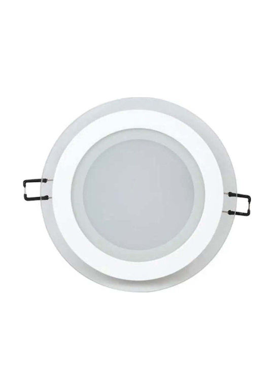 Horoz Electric Кръгъл LED Панел 12W със Студено Бяла Светлина 6400K