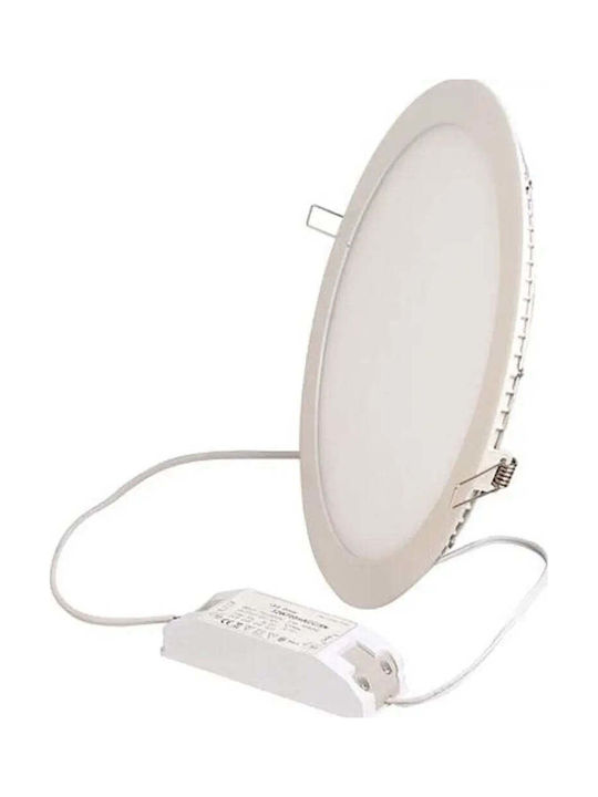 Horoz Electric Кръгъл LED Панел 18W със Студено Бяла Светлина 6400K 22.5см