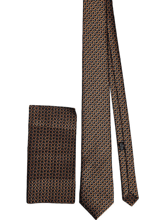 Moor Set of Men's Ties in Orange Colour Moor Set of Men's Ties in Orange Colour