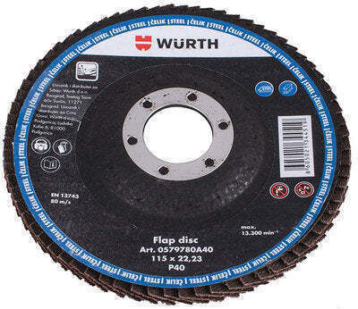 Lamellar Disc P40 Wurth 115x22.23