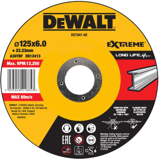 Metal Disc F125x6.0mm Dewalt
