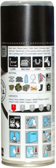 Rubber Spray Coating 400 Ml Black Maston