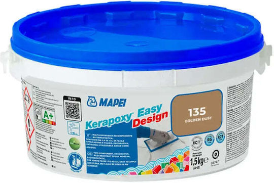 Epoxidharzmörtel Mapei Kerapoxy Easy Design 135 Gold