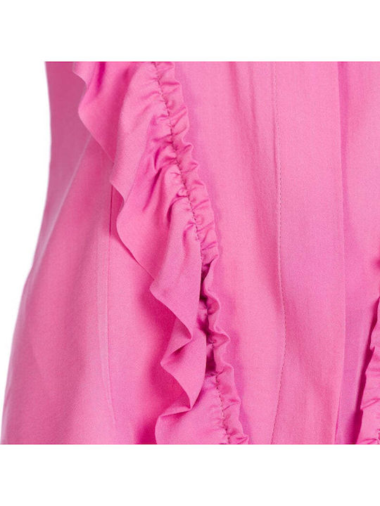 Langärmeliges Damenhemden Rosa